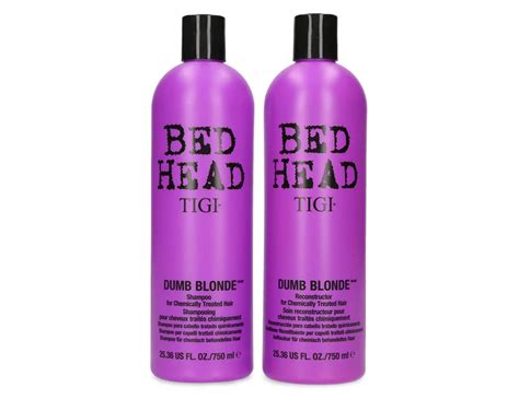 Tigi Bed Head Dumb Blonde Shampoo And Conditioner Pack 750ml Nz