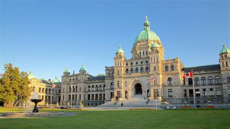 British Columbia Parliament Building In Victoria British Columbia