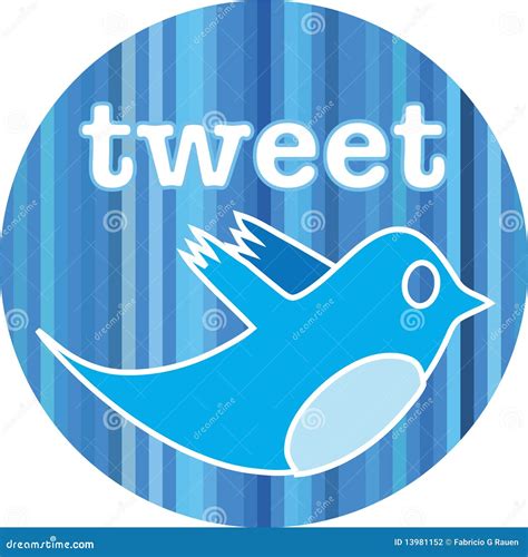Twitter Badge Editorial Photography Illustration Of Tweet 13981152
