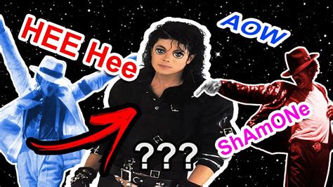 Every Variation Of Michael Jackson Grunts Hee Hee Aow Shamone