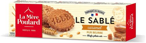 La Mère Poulard Caramel Butter Cookies 125 Grams Amazonca Grocery And Gourmet Food