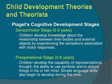Ppt Child Development Theories And Theorists Powerpoint Presentation