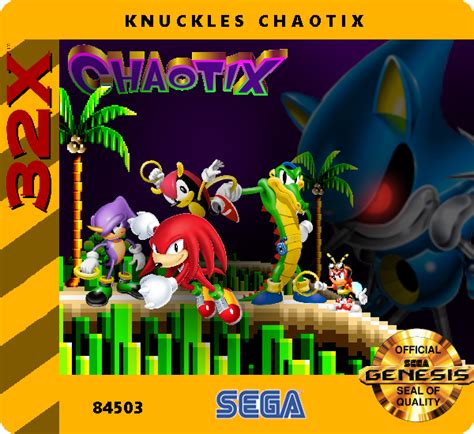 Knuckles Chaotix Label By Ehhhmessi1213 On Deviantart