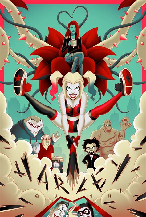 Artstation Harley Quinn Series Illustration