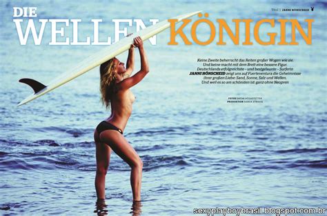 Sexy Playboy Brasil Janni Honscheid Playboy Germany August