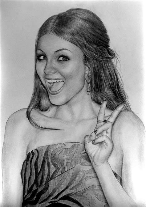 Victoria Justice By Yeah Drawing Yeah On Deviantart