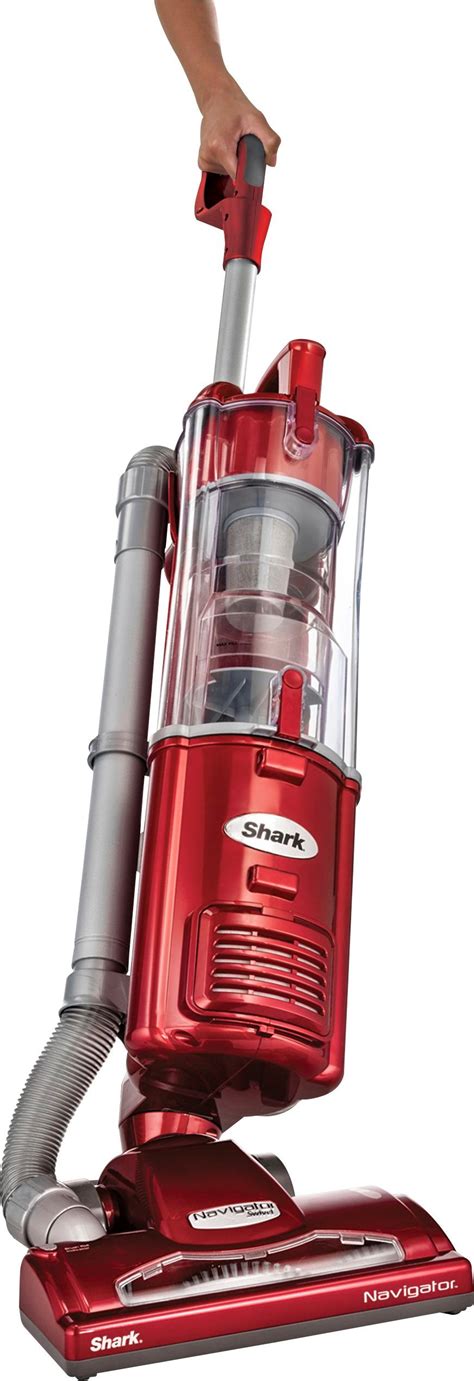 Shark Navigator Nv26 Bagless Upright Vacuum Red Nv26 Best Buy