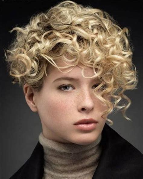 Short Curly Asymmetrical Bob Haircut For Short Hair 2018 2019 Hairstyles For Women 11 Hairstyles