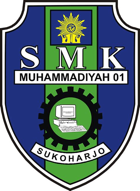 Logo Smk Muhammadiyah 1 Sukoharjo Jawa Tengah Smk Muhammadiyah 1