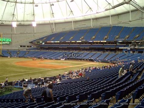 Seat View From Section 131 At Tropicana Field Tampa Bay Rays