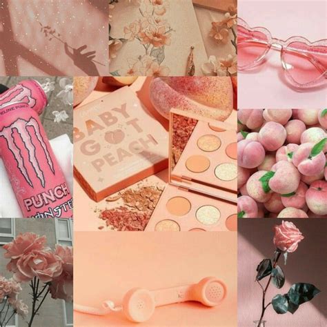 Peach Moodboard Mood Boards Aesthetic Wallpapers Collage