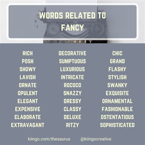 Words Related To Fancy Writing Words Book Writing Tips Words