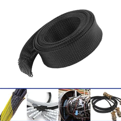 5m Pet Expandable Gland Insulation Protection Cable Braid Sleeving Wire