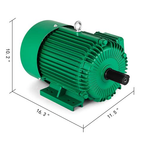 Electric Motor 5 Hp 3 Phase 1750 Rpm 1125 Shaft 184t Frame General