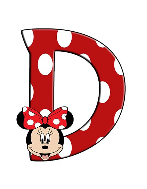 Letters Clipart Minnie Mouse Letters Minnie Mouse Transparent Free For