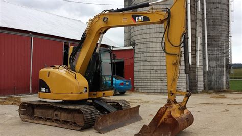 2019 caterpillar 308cr mini excavator: 2008 Cat 308C CR Excavator - YouTube