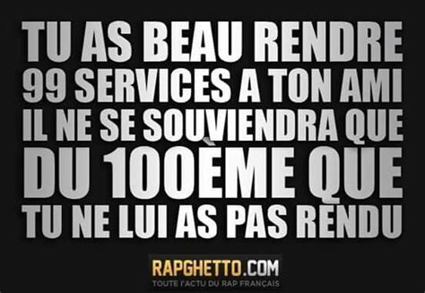 A Black And White Photo With The Words Tuas Beau Rendre 99 Services A