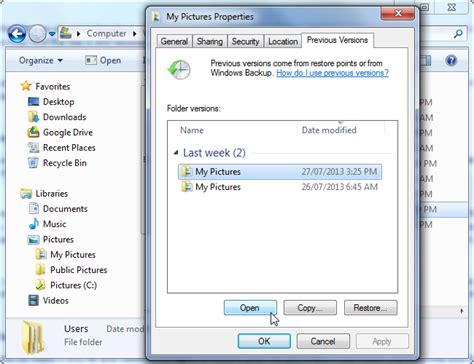 Solved Recovering A Deleted Folder Hp Support Community 6013889