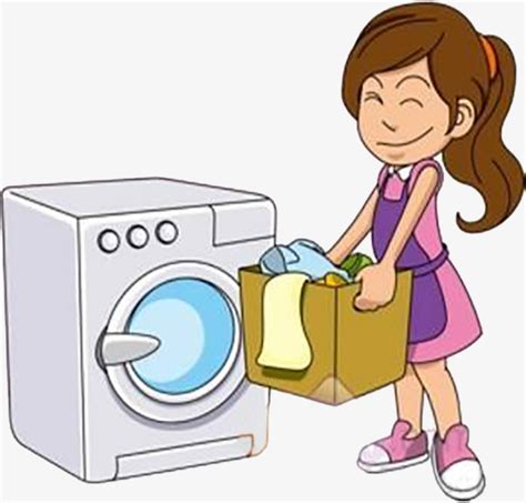 Cartoon Laundry Clip Art