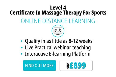 Level 4 Sports Massage Course Soft Tissue Therapy Qualification