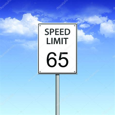 Speed Limit Sign Stock Photo By ©devke 6816245