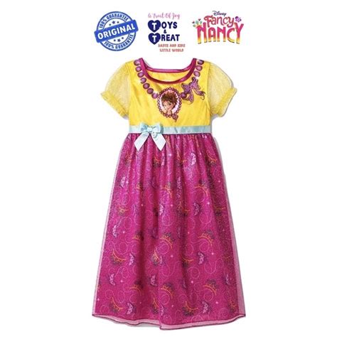 Disney Fancy Nancy Toddler Girls Deluxe Dress Costume Original