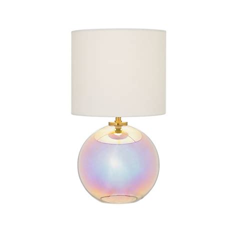 Table lamps are key so that, from the moment you open the door to your home, you are welcomed with good light and, obviously, good design. Marmalade™ Iridescent Table Lamp with Fabric Shade | Bed ...