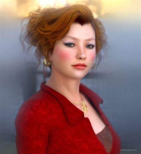 25 Fresh Cg Girl Models And 3d Character Designs For Your Inspiration