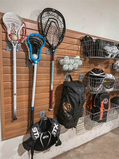 How To Organize Sports Equipment In The Garage Practical Perfection