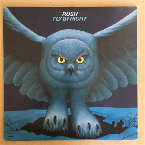 Rush Fly By Night Used Lp Metal Art Prints Cover Art Canvas Prints
