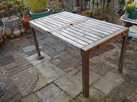 Ikea Applaro Hard Wood Extending Drop Leaf Garden Table In Stroud