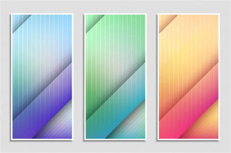 Abstract Colorful Stylish Banners Set Vector Free Download