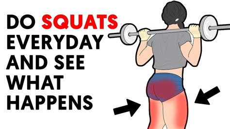 Do Squats Every Day And See What Happens To Your Body Youtube