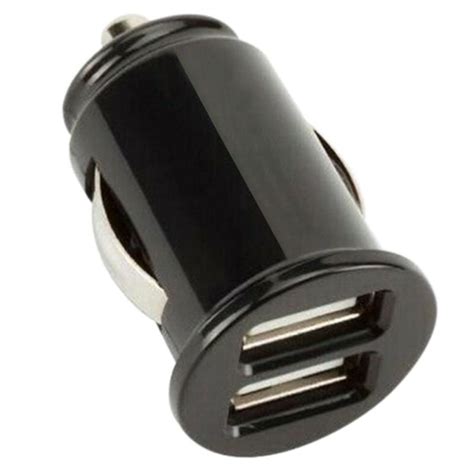 1pcs Dual Usb Car Charger Cigarette Lighter Adapter Compatible With
