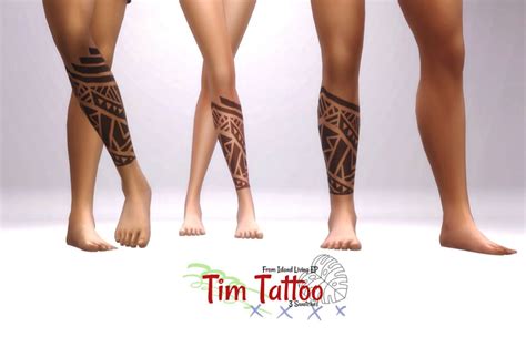 Tim Tattoo 3 Swatches Island Living Expansion Pack Is Required Download