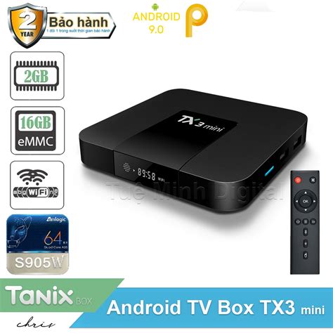 Android Tivi Box Tx3 Mini 2g Ram Và 16g Bluetooth Androidtv 9 Cao