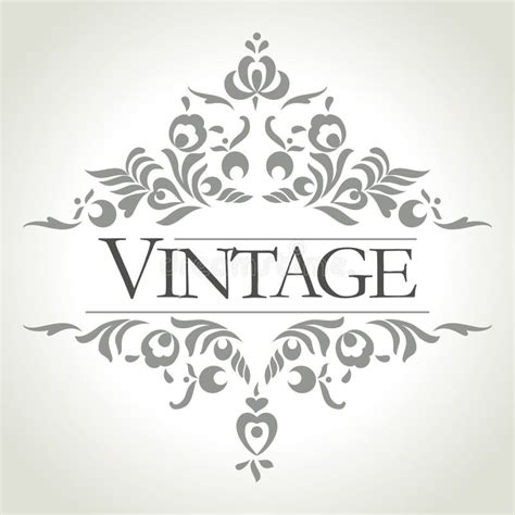 Vector Vintage Frame Stock Vector Illustration Of Emblem 26717864