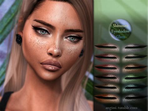 Shimmer Eyeshadows Glam By Angissi At Tsr Sims 4 Updates