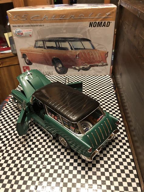 1955 Chevy Nomad Wagon Plastic Model Car Kit 116 Scale 1005