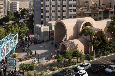 KA Architecture Studio Tops Tehran Metro Station With Brick Barrel Vaults