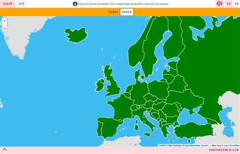 Mapa Para Jugar ¿dónde Está Mapa De Europa Países Mapas