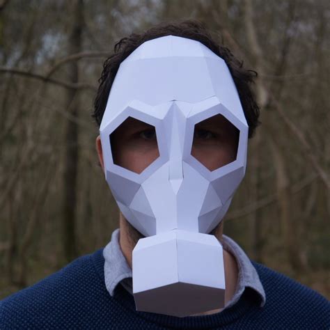 I've designed a set of templates and instructions that enables anyone to build their own halloween mask from simple card stock. Gas Mask - Wintercroft