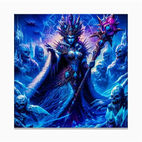 Rule Of The Ice Queen Canvas Print By Street Breed Art Fy