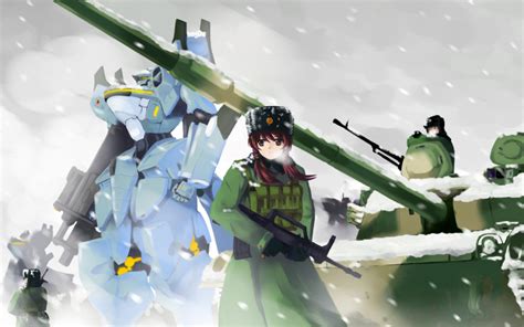 Mizuki Mizuki Ame Muv Luv Muv Luv Alternative Girls Assault Rifle Bullpup Cannon China