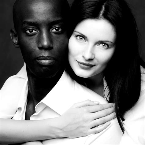 Studio Couple Portrait Black And White Photography