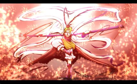 Shiba Yuuki Yuuki Butterfly Toramaru Shou Touhou Highres 1girl Blonde Hair Female Focus