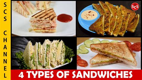 4 Types Of Sandwiches How To Make Tasty Homemade Sandwiches For Kids