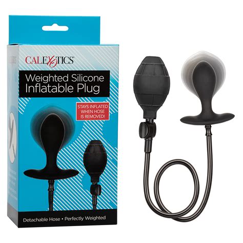 Calexotics Weighted Silicone Inflatable Butt Plug Cirillas