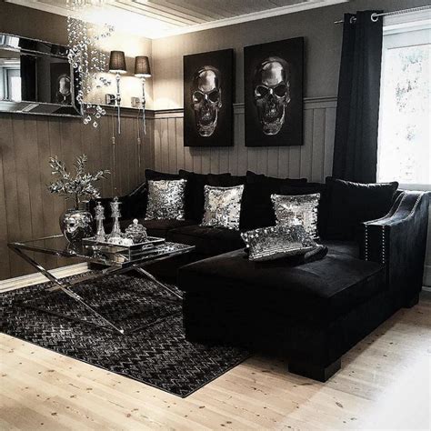 Modern living room furniture sets, designs and ideas. Stunning Black Living Room Ideas — TERACEE | Black living room decor, Black leather living room ...