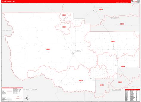 Maps Of Teton County Montana